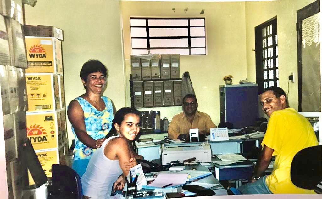 Fundadores da Disk Marmitinha em 1990